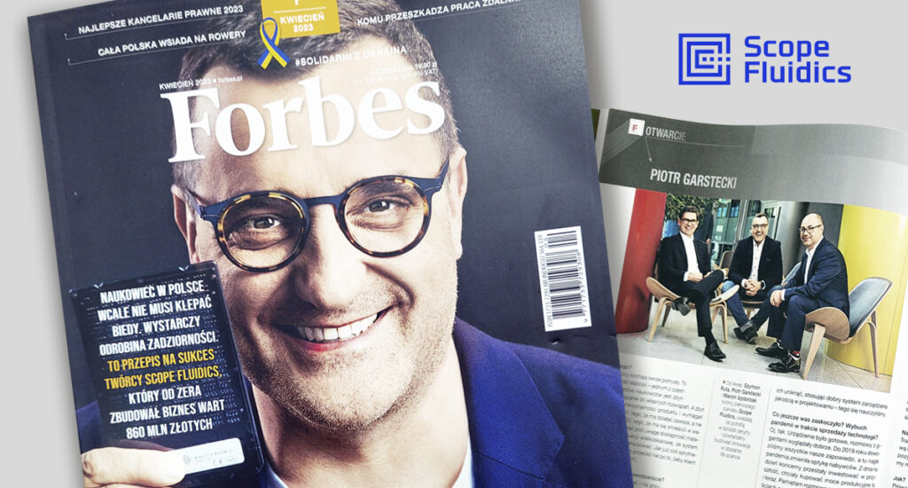 Piotr Garstecki w FORBES